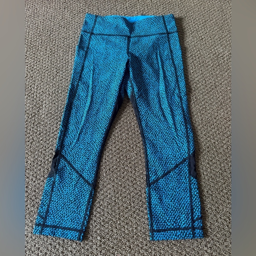 Lululemon Blue Patterned Leggings